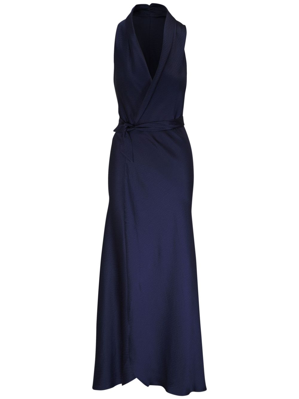 Silk maxi dress - Blue