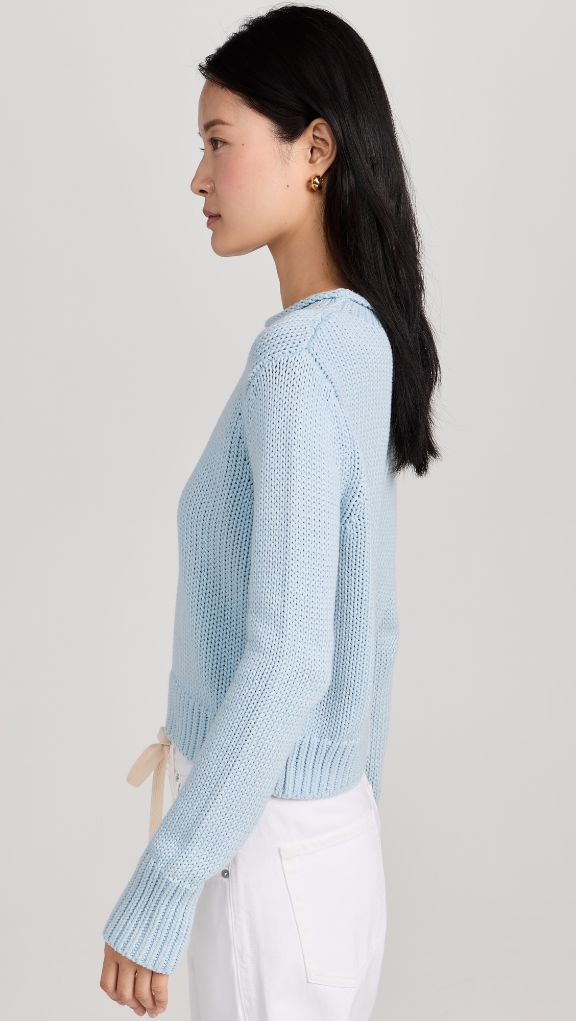 Solid Mini Marina Sweater Light Blue