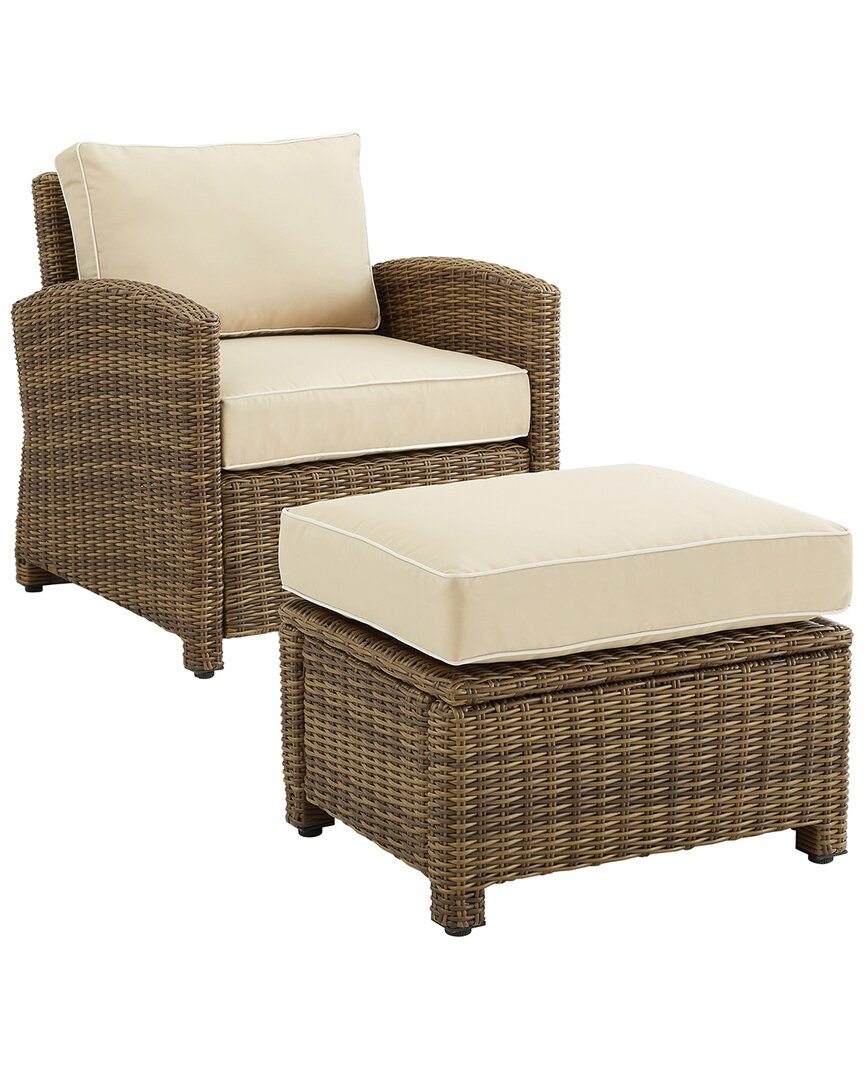 Bradenton 2Pc Outdoor Wicker Chair Set