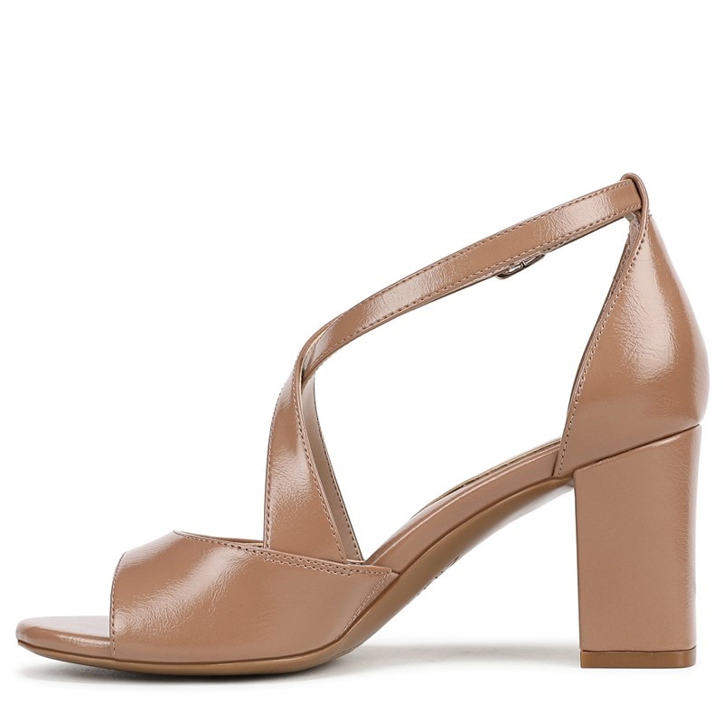 Women's Hollis Strappy Sandals (Café Beige Faux Leather)