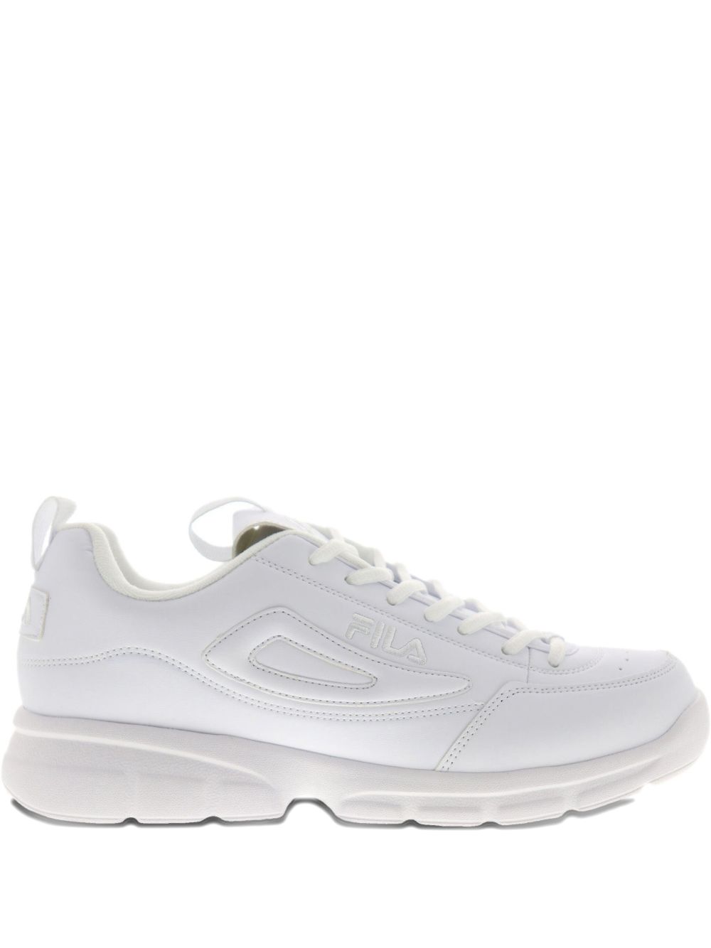 Fila Men's Disruptor SE Training Shoe, White/Fila Navy/Fila Red, 10.5 M US