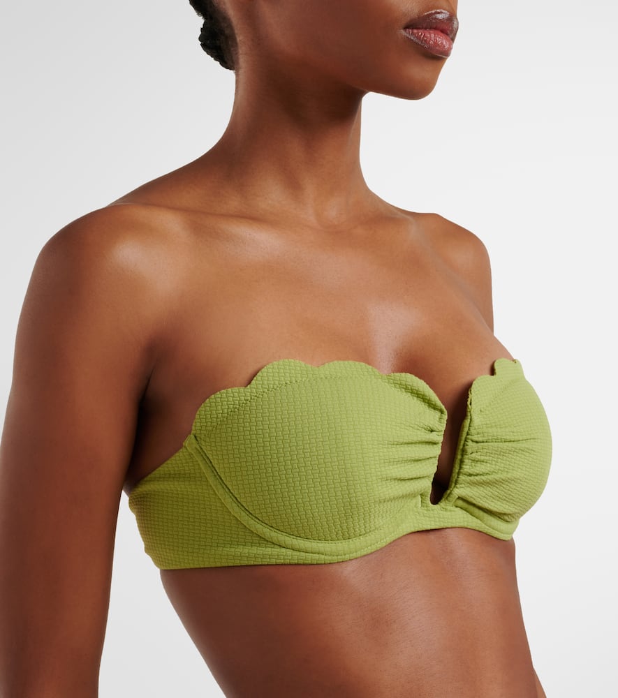 Lisbon scalloped bikini top