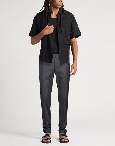 Man Pants Black Size 30 Wool, Cotton, Elastane