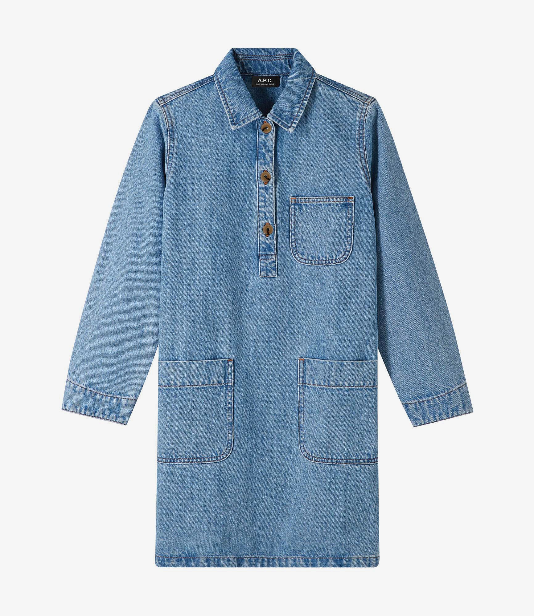 Aurelia dress Stonewashed Indigo