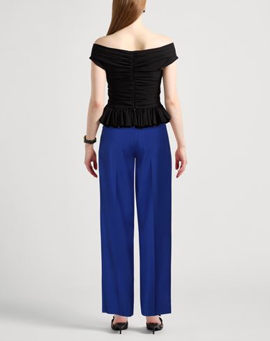 Woman Pants Bright blue Size 6 Virgin Wool