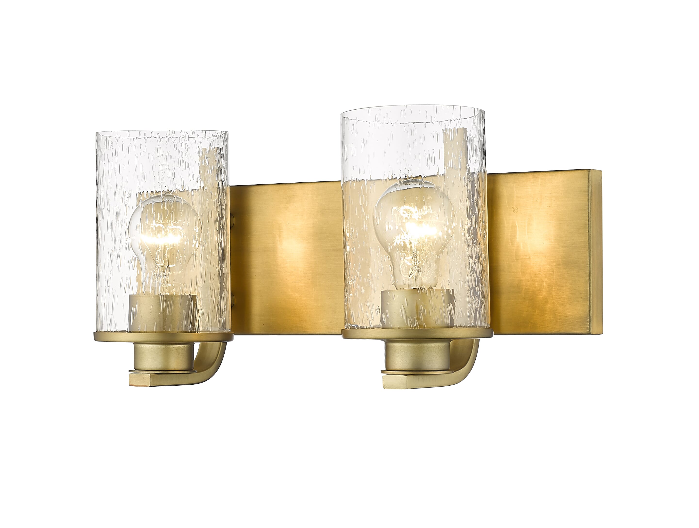 Beckett 2-Light Bathroom Vanity Light In Olde Bra