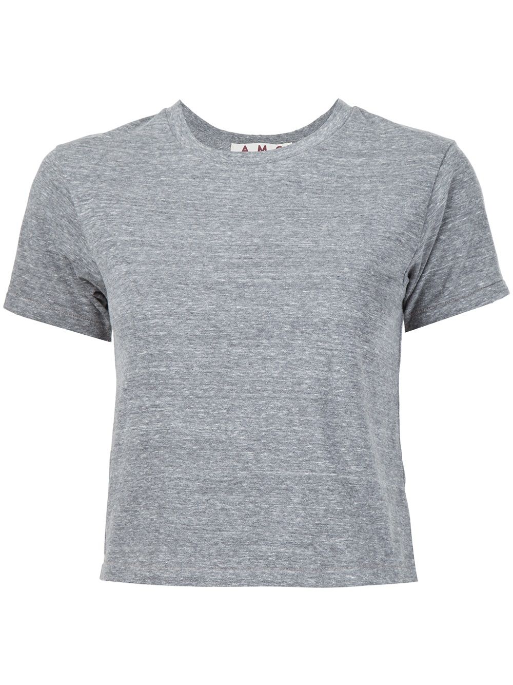 AMO cropped T-shirt - Grey