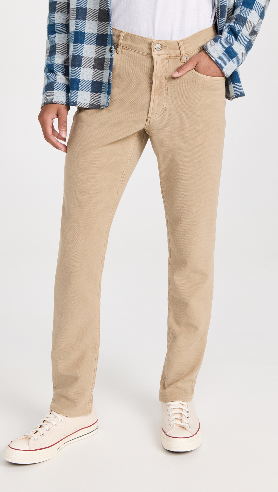 Stretch Terry 5 Pocket Pants Desert Khaki