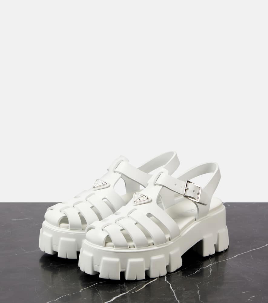 Prada Monolith platform sandals