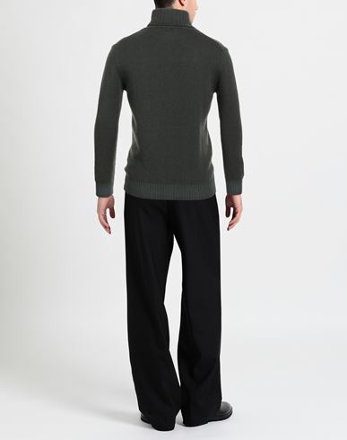 Man Turtleneck Dark green Size S Wool, Cashmere