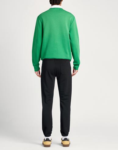Man Pants Black Size L Cotton, Elastane