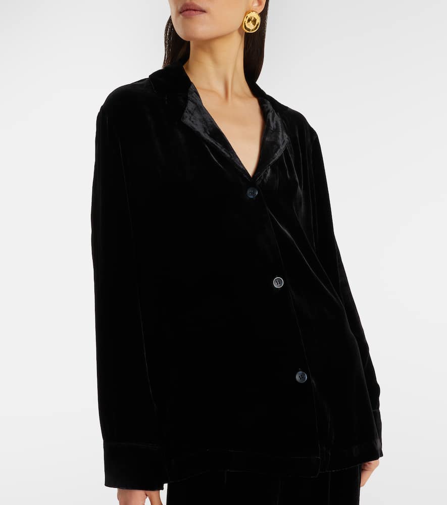 Calabasas velvet shirt