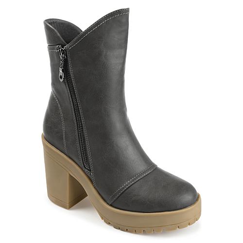 Collection Womens Tru Comfort Foam Jaquie Bootie - Gray/Grey