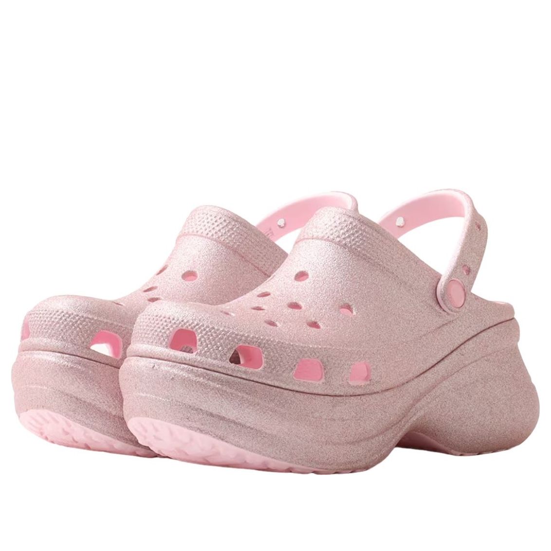 (WMNS) Bae Glitter Clog 'Pink Milk'
