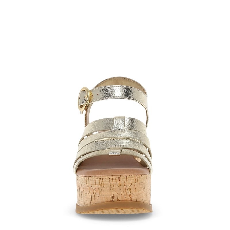 Women's Savannah Wedge Sandals (Light Gold)