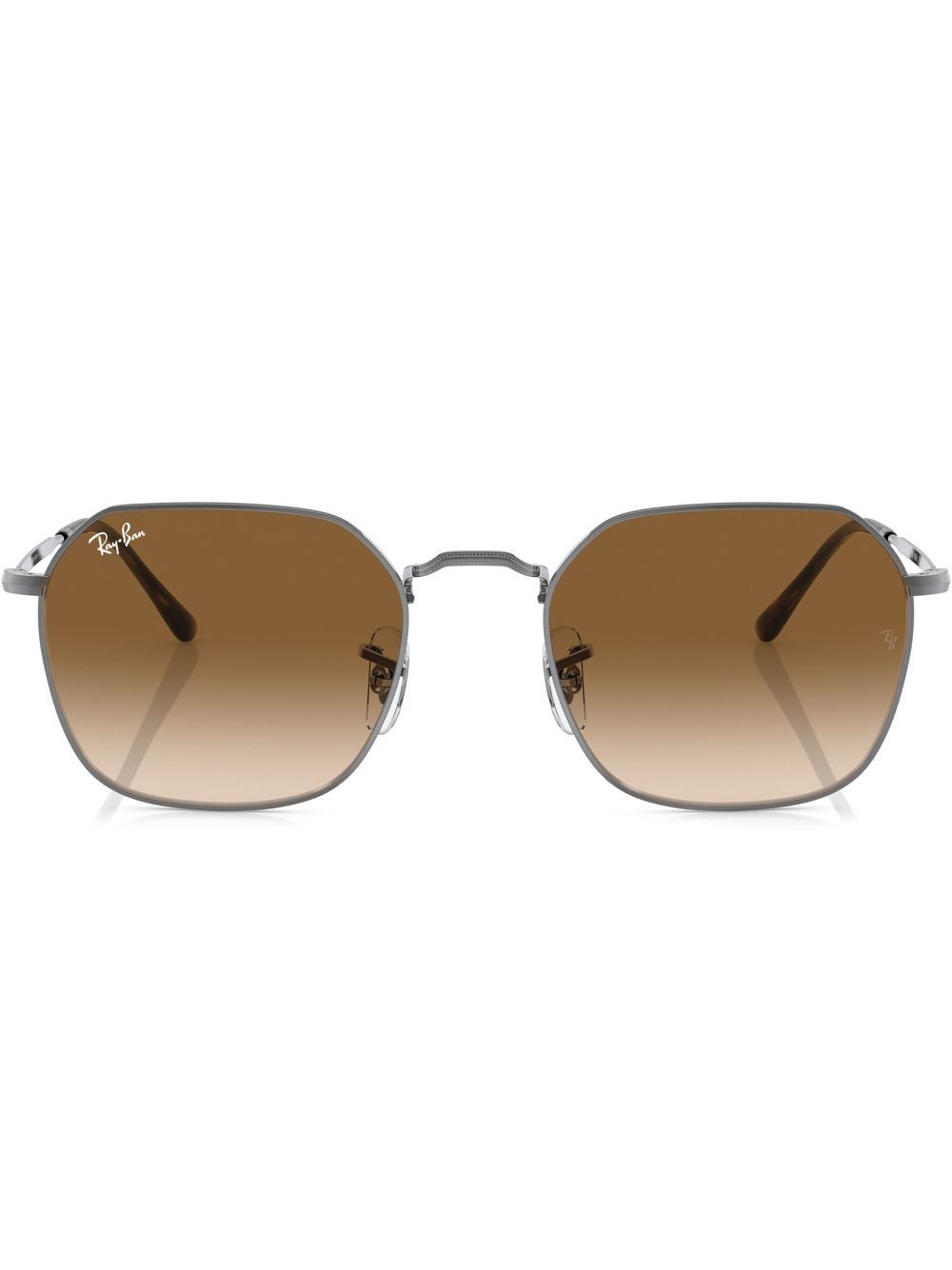 Jim round-frame sunglasses - Brown