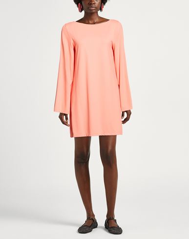 Woman Mini dress Salmon pink Size S Polyamide, Elastane