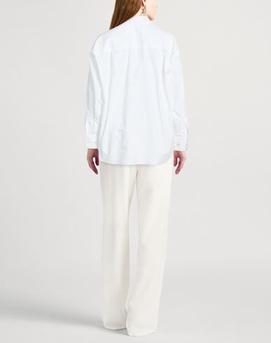 Woman Shirt White Size 4 Cotton, Glass