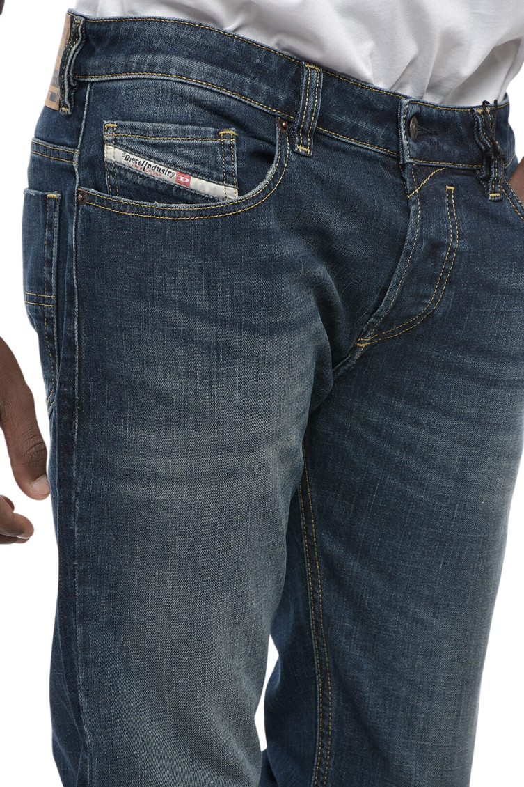 Blue Mid Rise Jeans