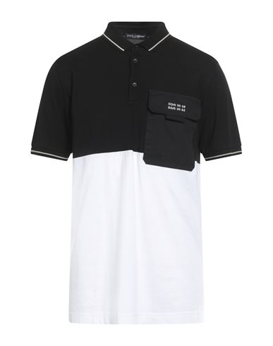 Man Polo shirt Black Size 34 Cotton