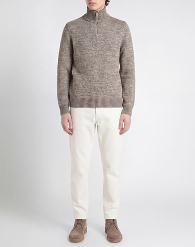 Man Sweater Taupe Size L Wool