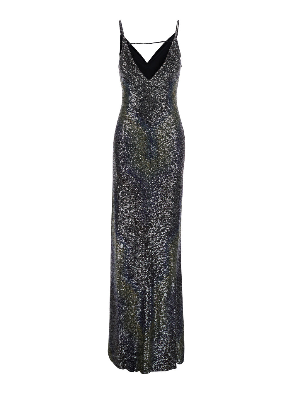 Sequin-Embellished Dress — Multicolor