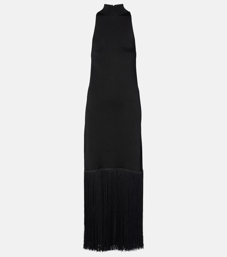 Cash fringed maxi dress