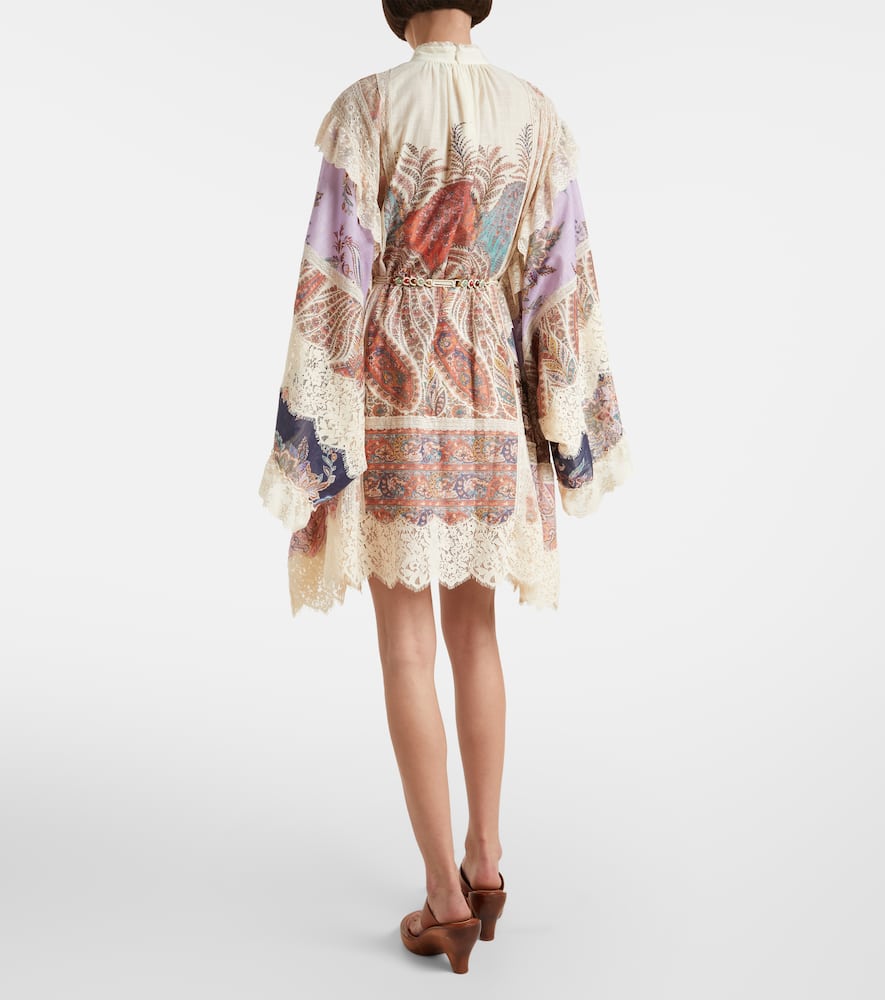 Rhiannon embroidered floral minidress