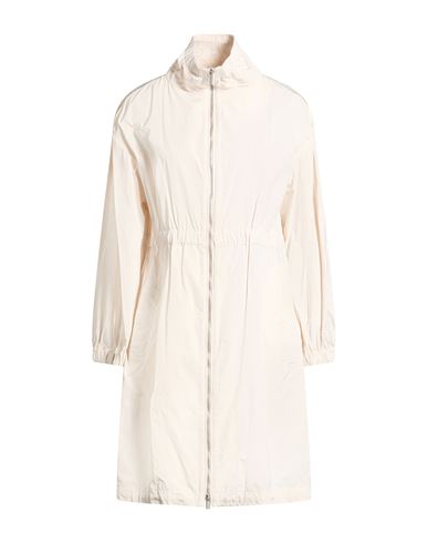 Woman Overcoat & Trench Coat Cream Size 6 Polyester