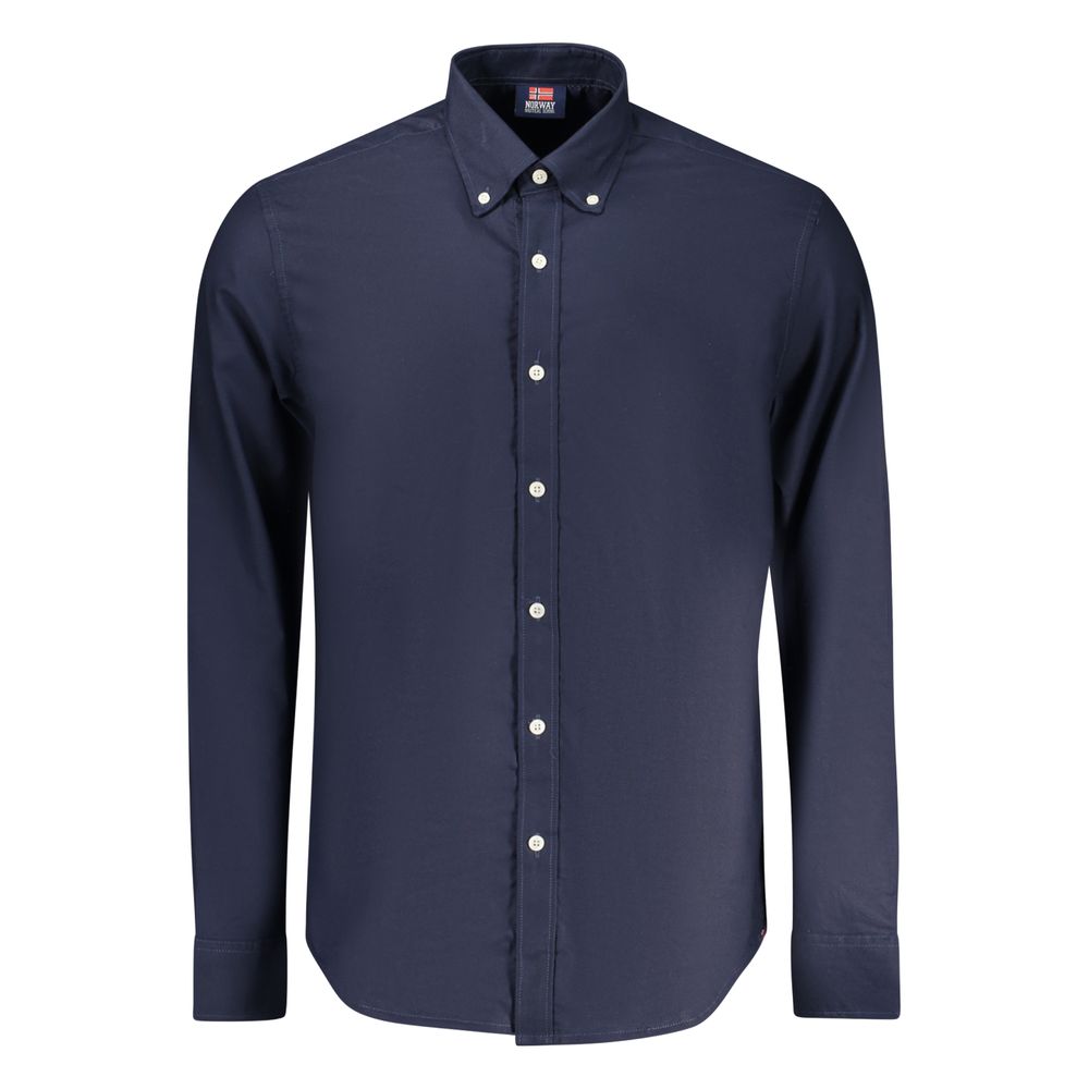 Norway 1963 Blu Cotton Male Men's Shirt