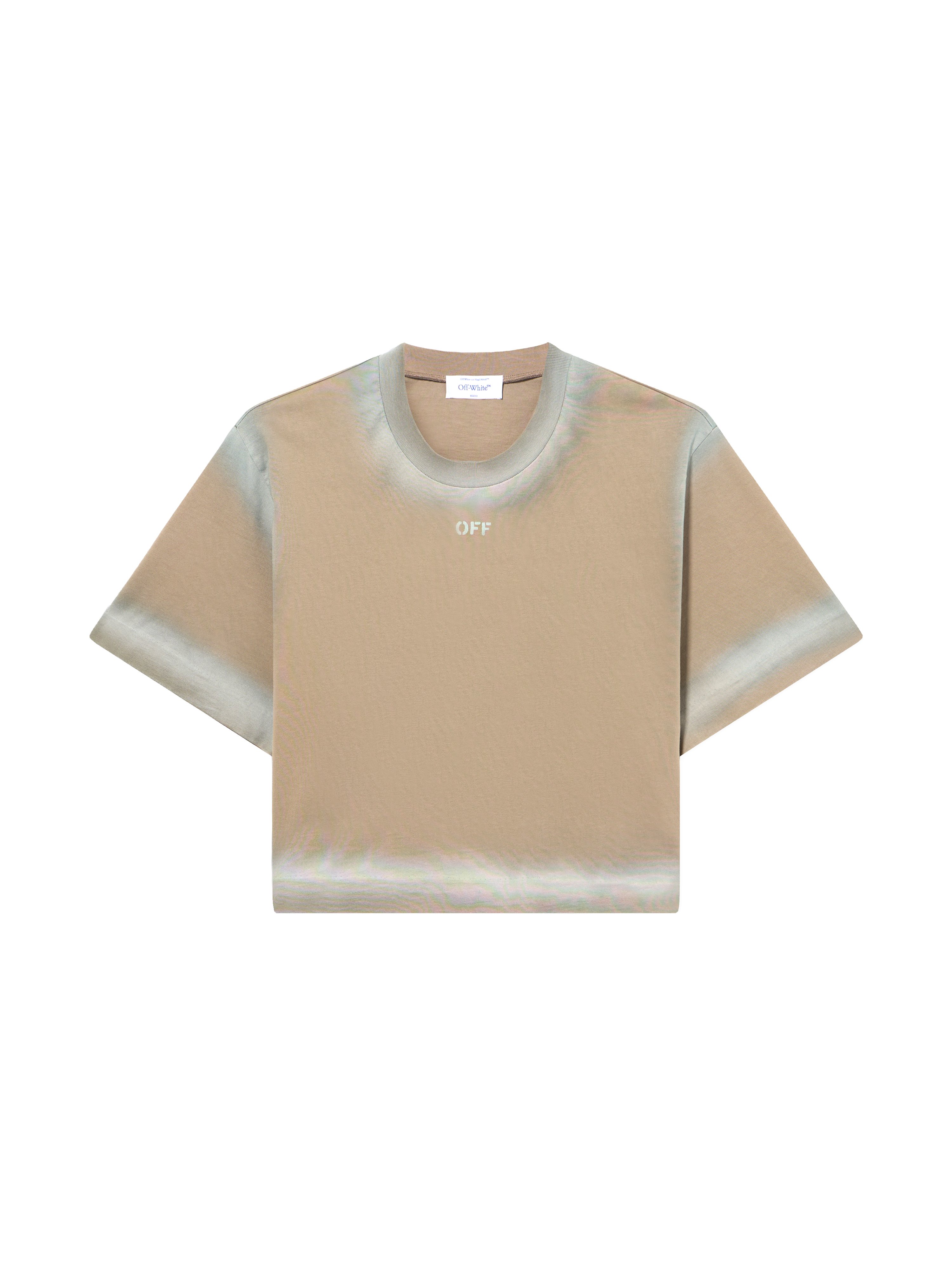 Spray Off Stamp Crop T-shirt - Female T-shirts Fungi