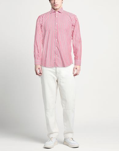 Diciannove_61 Man Shirt Brick Size 15 ½ Cotton
