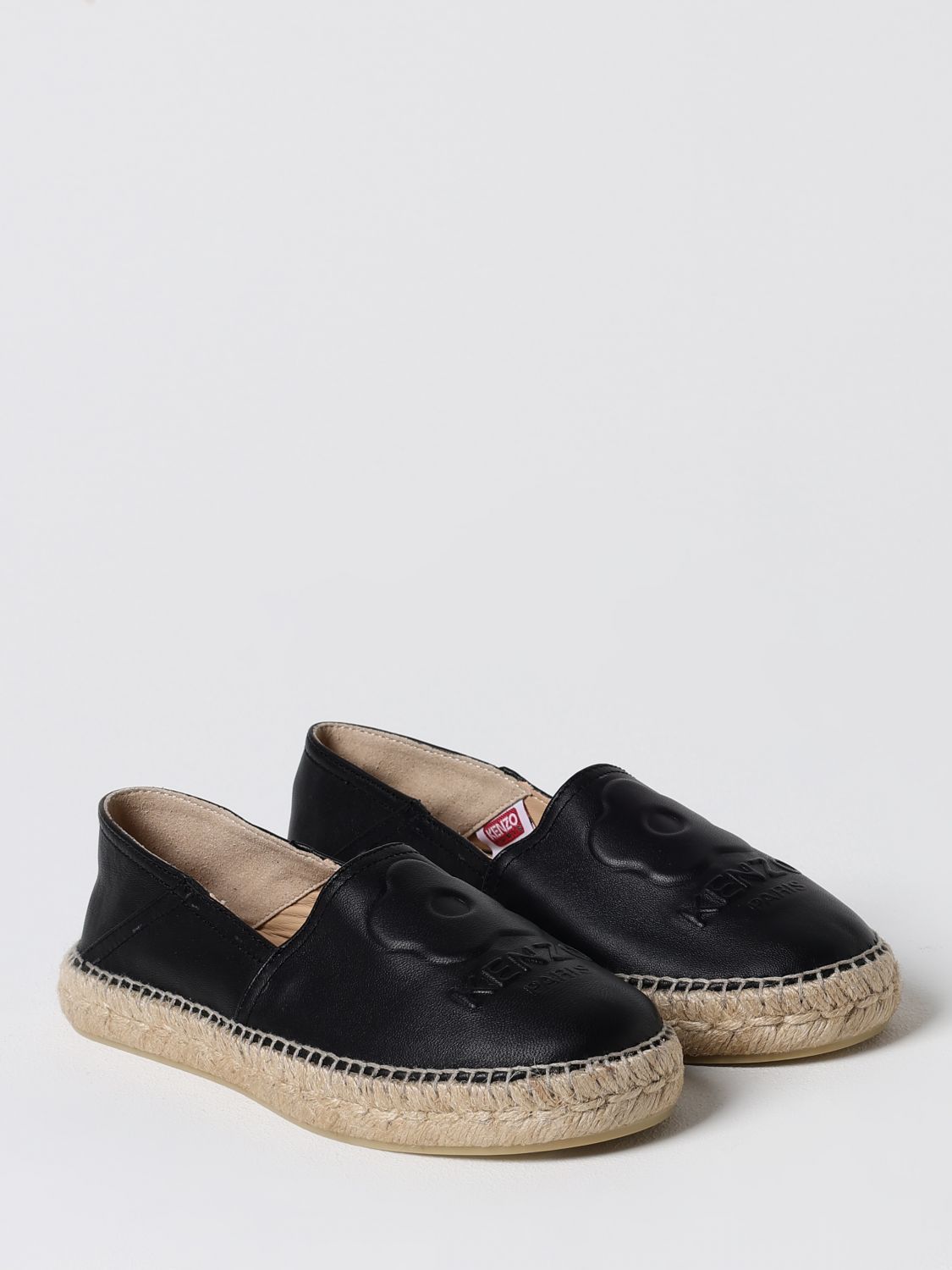 'Boke Flower 2.0' leather espadrilles - Black