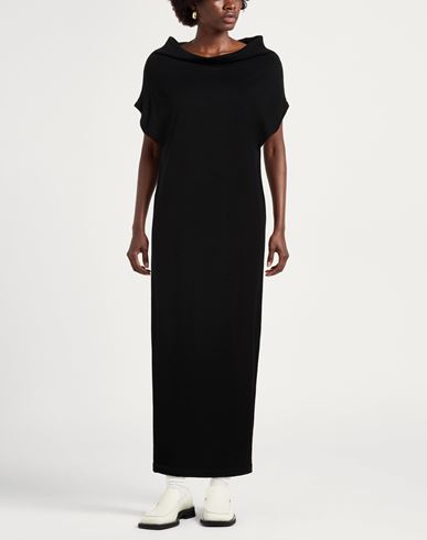 Woman Maxi dress Black Size 2 Wool