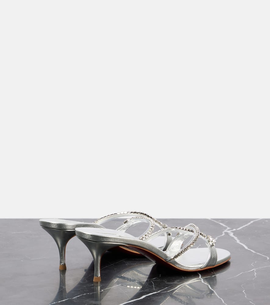 Christian Louboutin Queen 55 embellished leather sandals