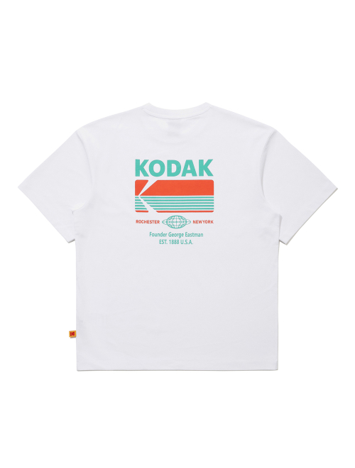 Breeze Pop Aerocool Big Graphic Short Sleeve T-Shirt WHITE