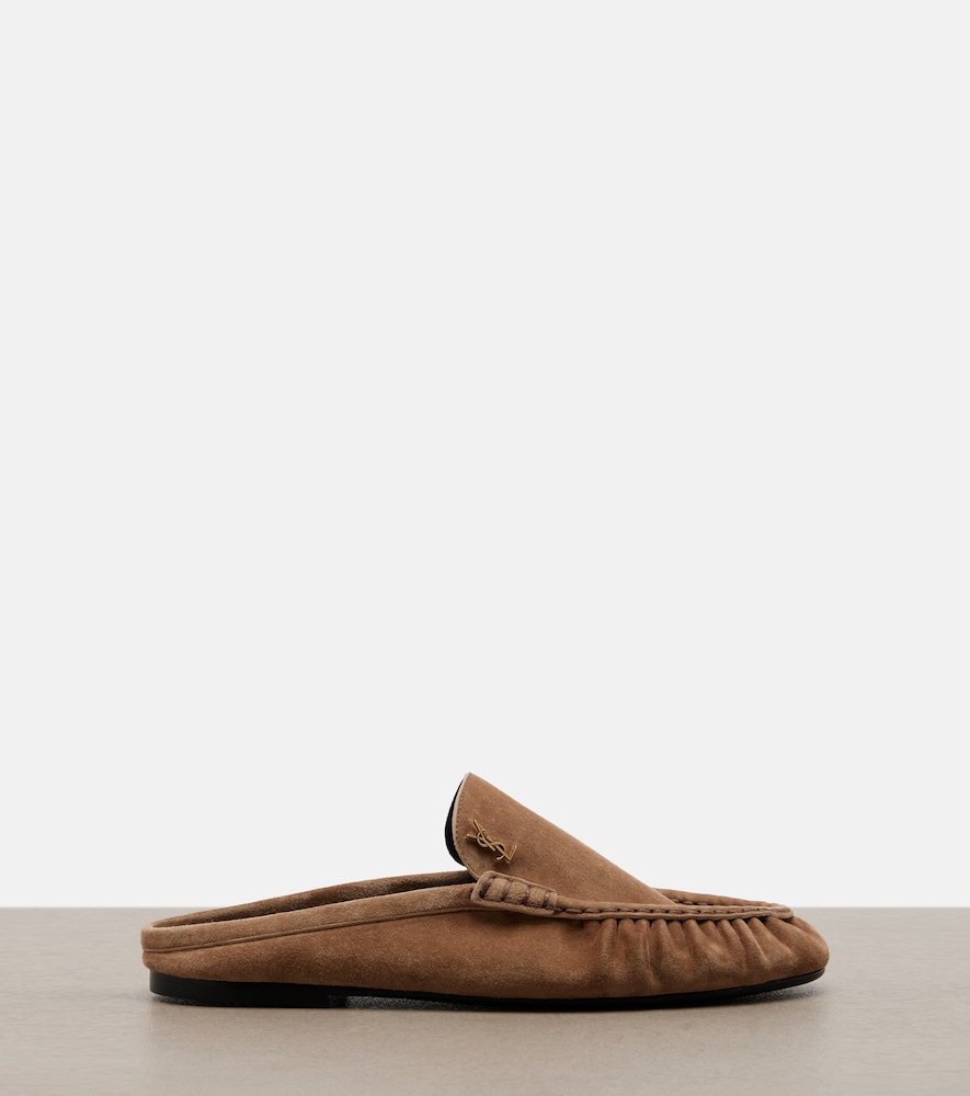 Le Loafer suede mules