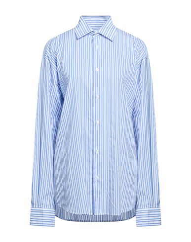 Woman Shirt Light blue Size M Cotton