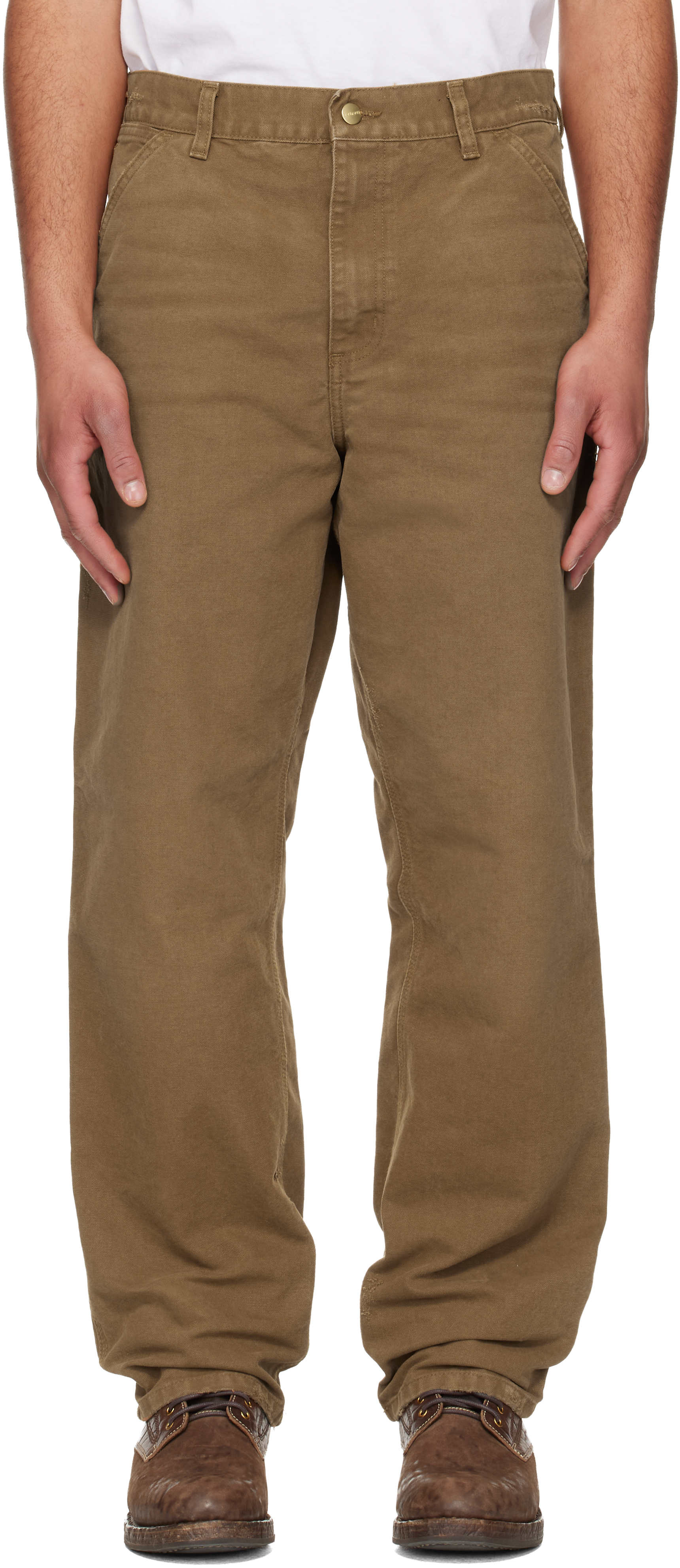 Tan Single Knee Trousers