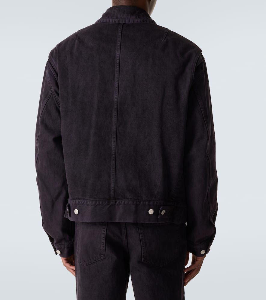 Denim bomber jacket