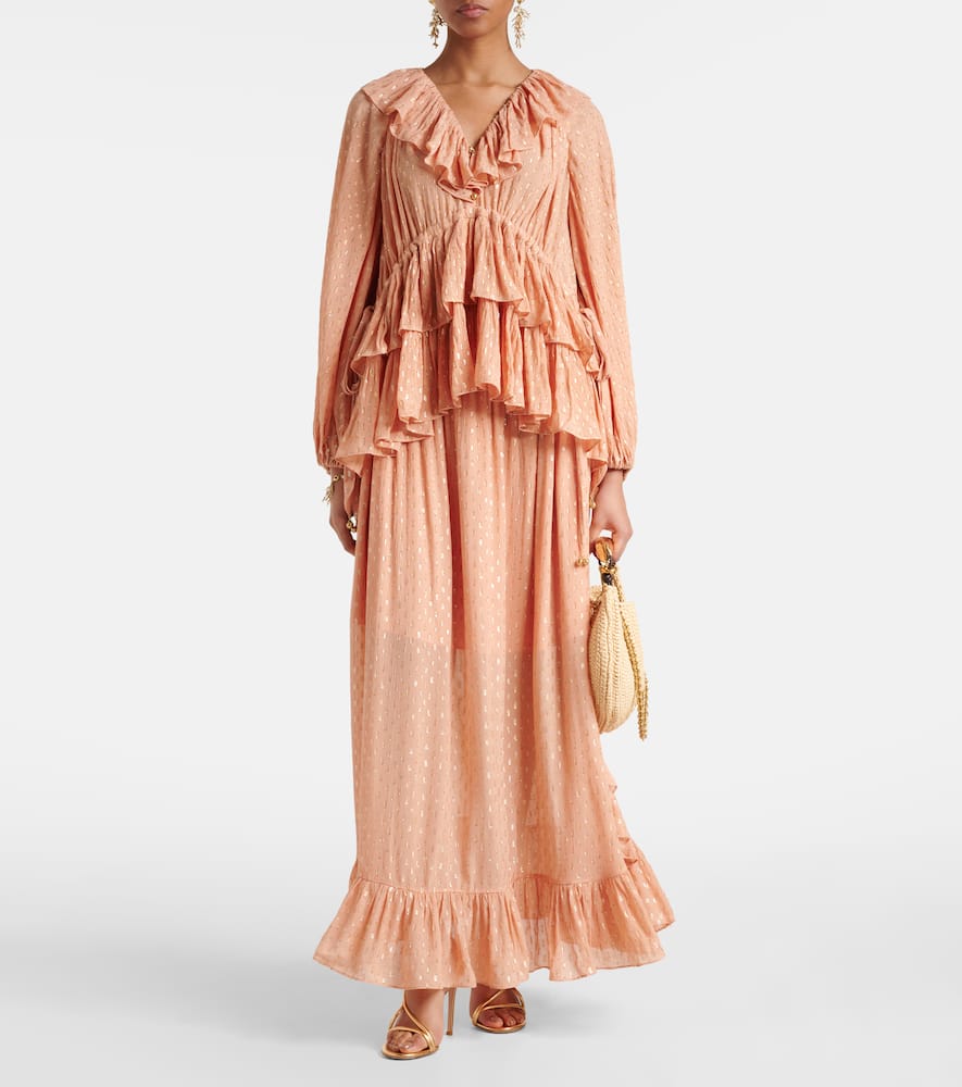 Rhiannon frilled maxi skirt