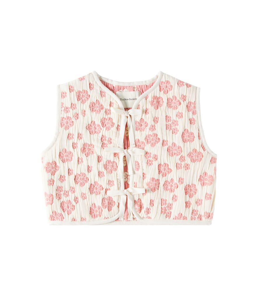 Leontis floral cotton vest