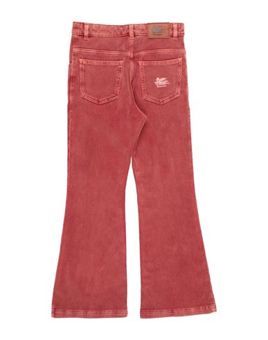 Kid Girl Pants Antique rose Size 12 Cotton, Elastane
