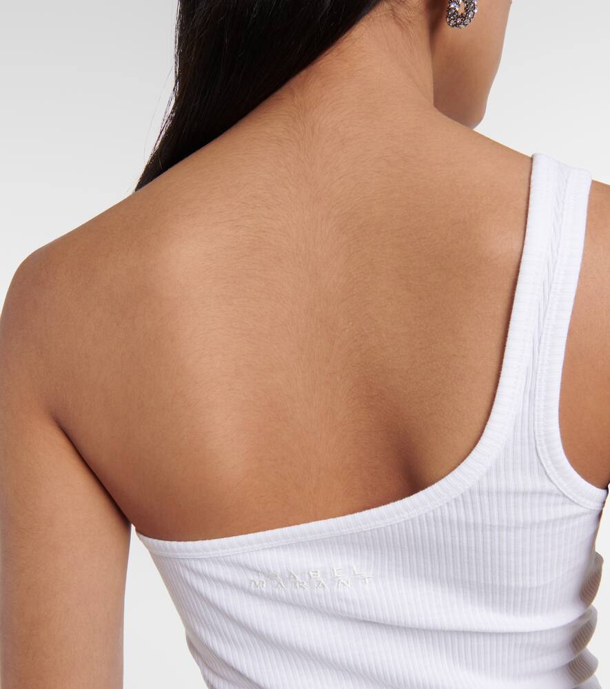 Isabel Marant One-shoulder cotton tank top
