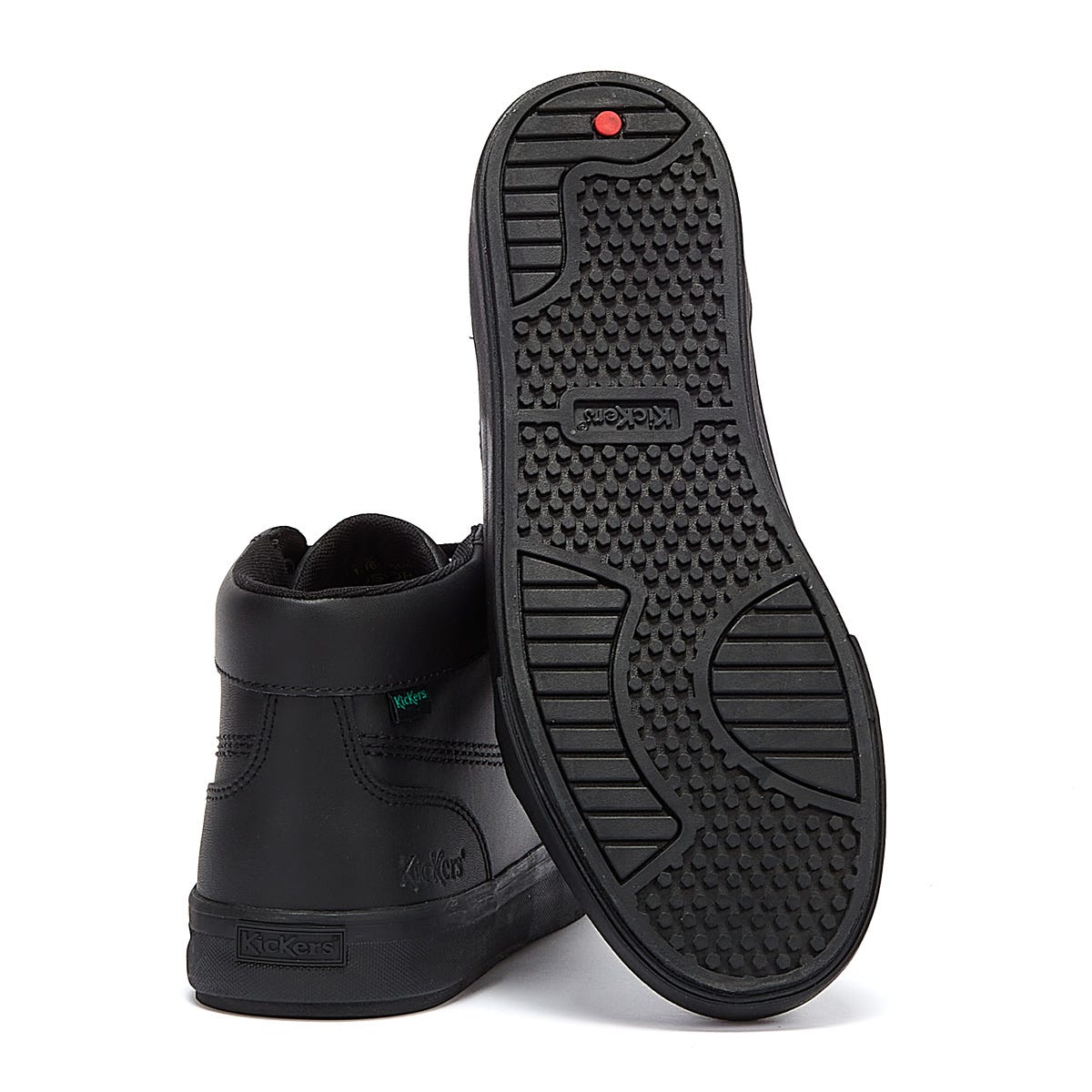 Kickers Tovni Hi Men's Black Leather Trainer