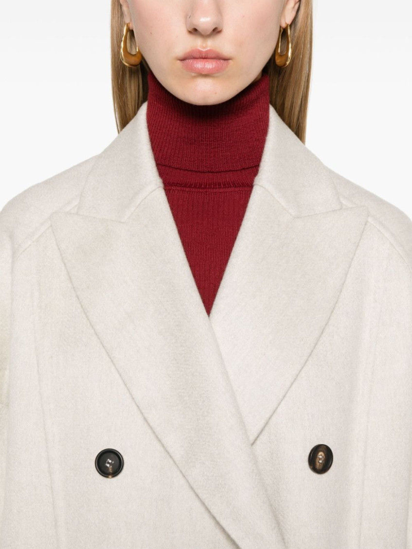 Cashmere coat - Neutrals