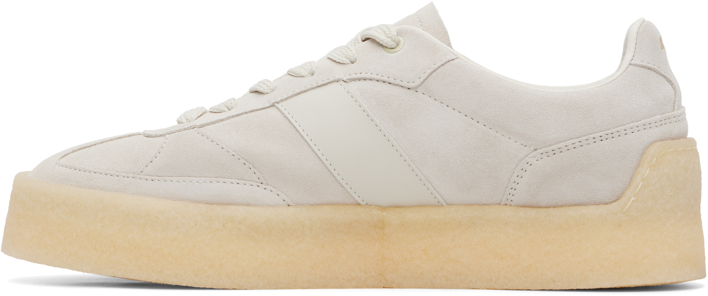 Off-White Suede Side Stripe Sneakers