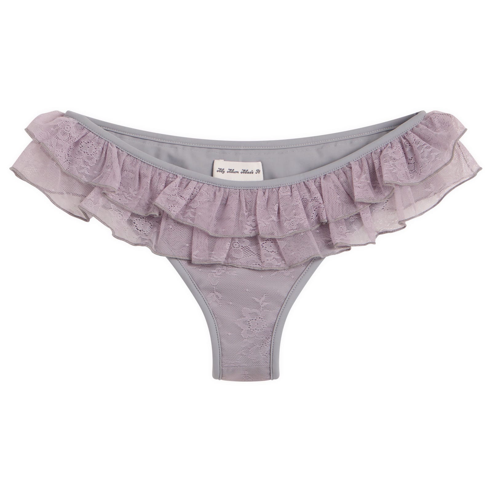Women's Lace Frill Bikini Bottom Wisteria