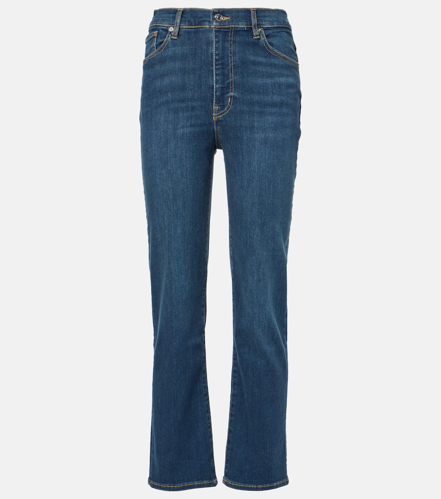 Le Sleek high-rise straight jeans
