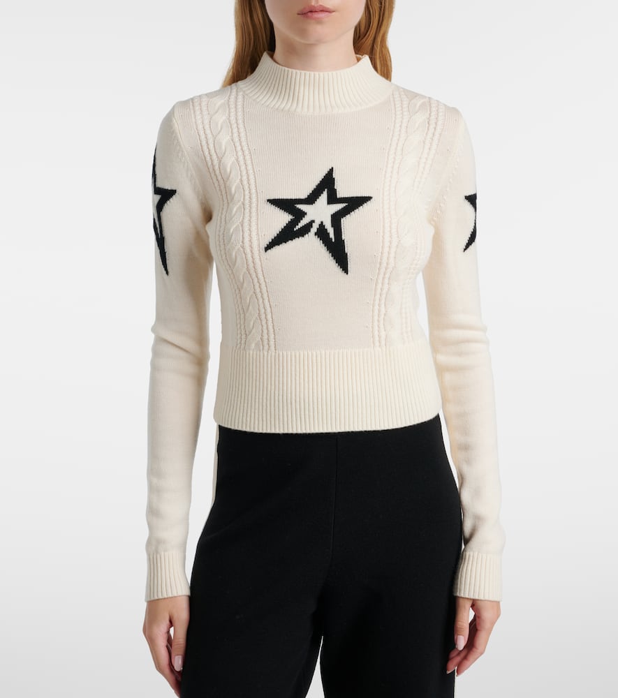 Intarsia wool sweater